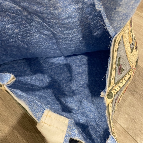 Handmade quilt tote bag L - Picture 3 of 4